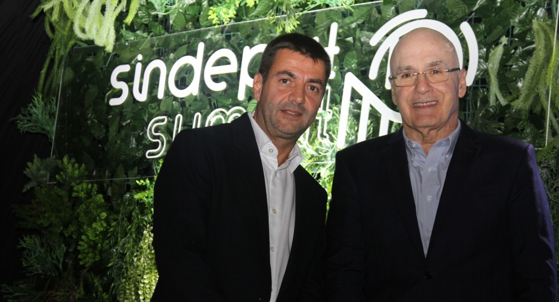 Pablo Morbis, presidente do Conselho do SINDEPAT, e Antonio Florencio de Queiroz Junior, presidente da FecomercioRJ