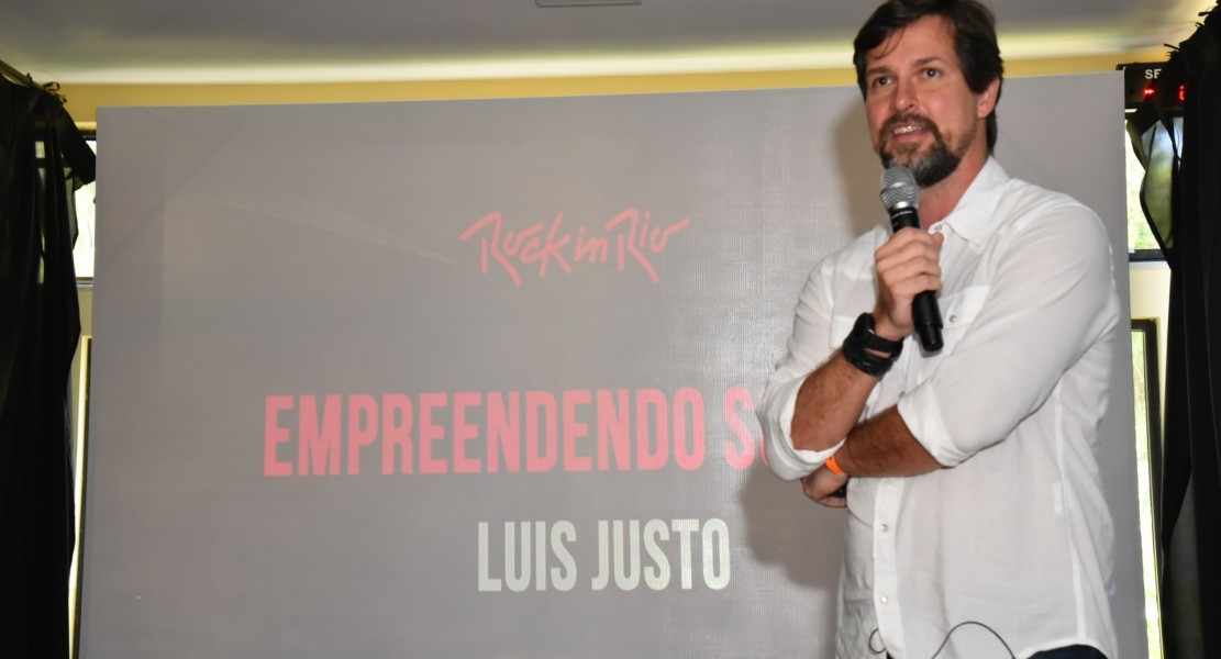 Luis Justo, CEO do Rock in Rio, fechou as apresentações dentro da programação da AGO do Sindepat