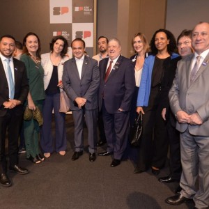 Lideranças do setor no lançamento do CrediturSP, do Governo do Estado de São Paulo