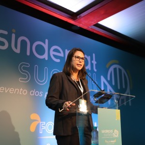 A representante do prefeito de Foz do Iguaçu, Chico Brasileiro, Eliane Sávio