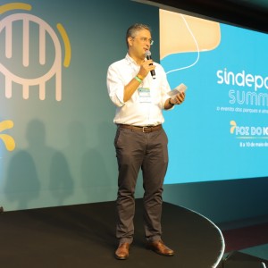 Murilo Pascoal na abertura do SINDEPAT Summit