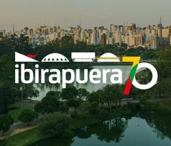 Parque Ibirapuera (SP) apresenta logo comemorativa dos 70 anos